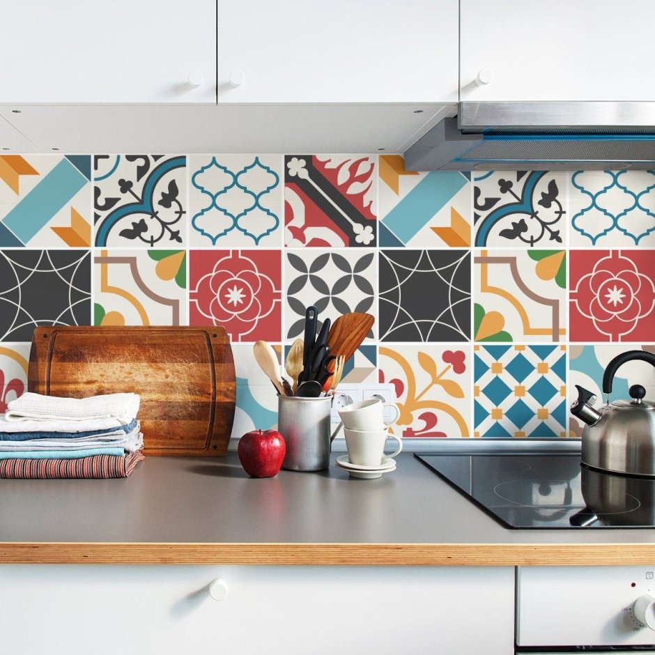 Фартук для кухни пэчворк