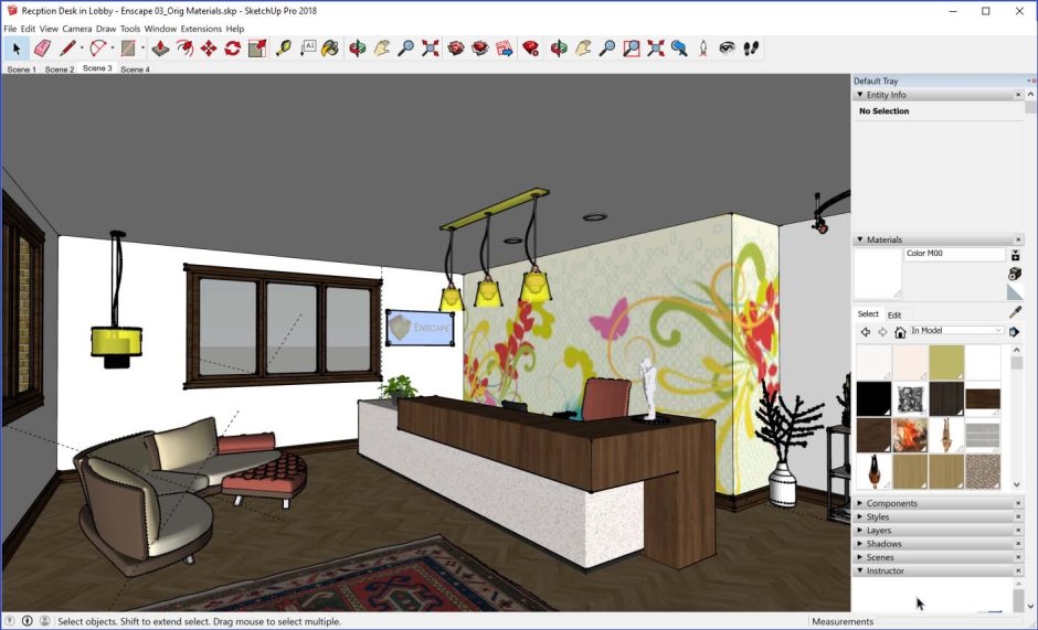 Рендер Enscape для Sketchup