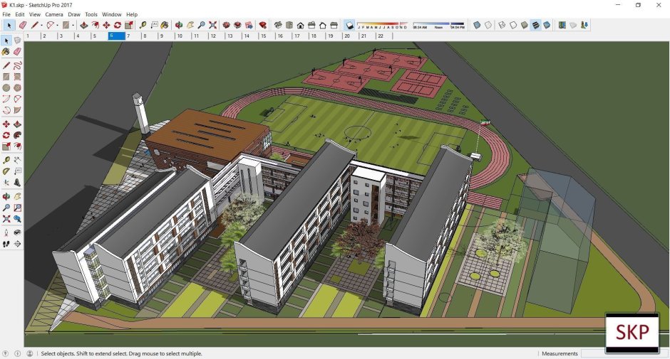 Sketchup Интерфейс