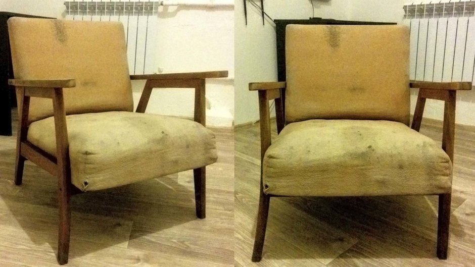 Лакирование старого кресла