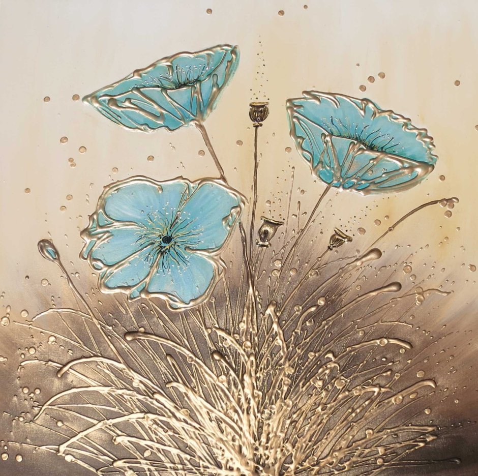 Постеры в бирюзовых тонах