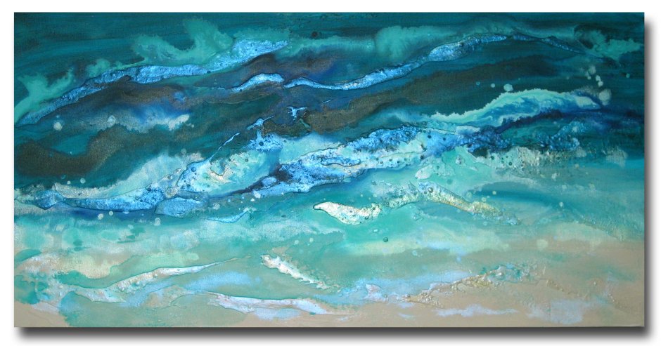 Картина бирюза