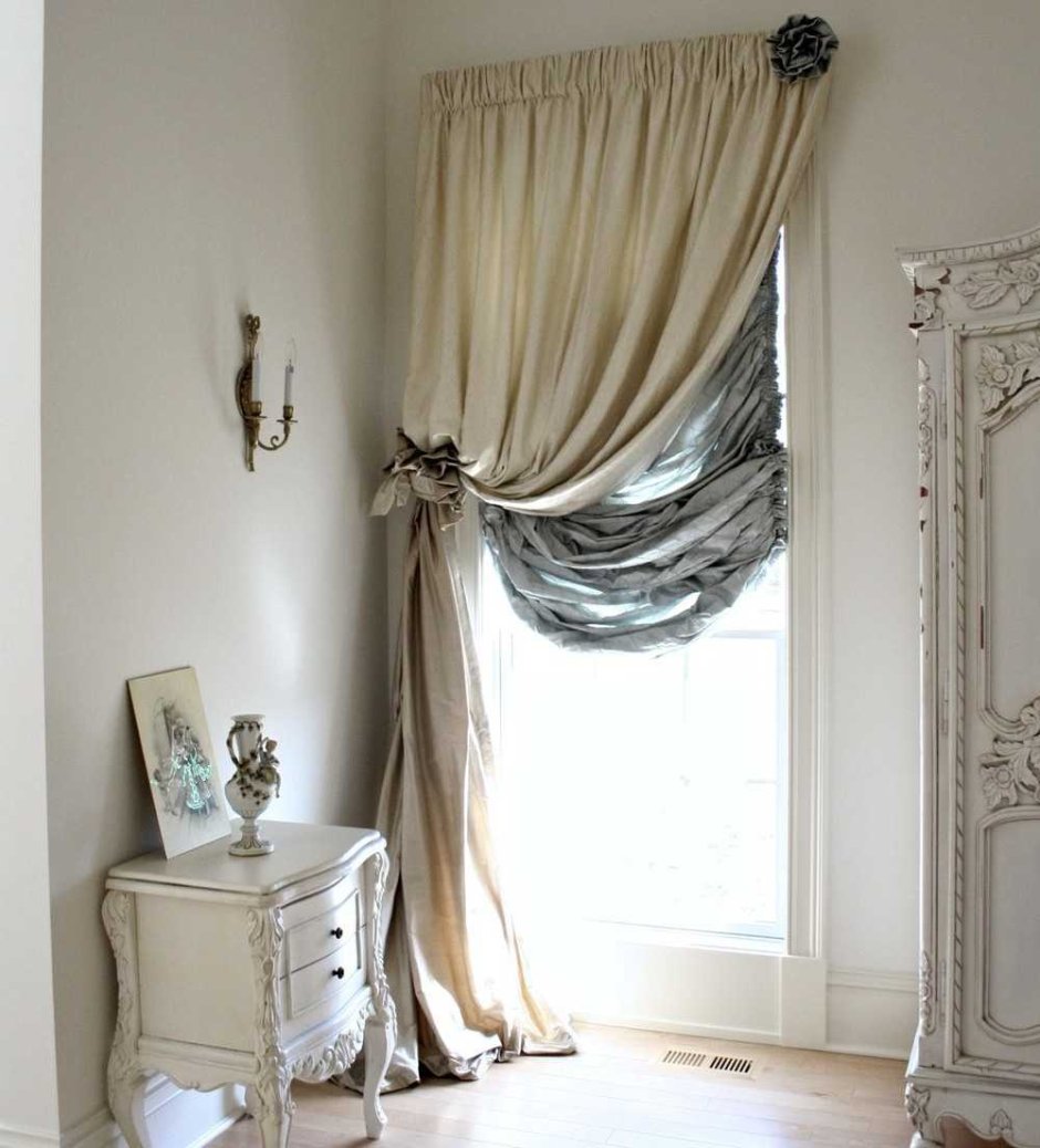 Шторы на узкое окно