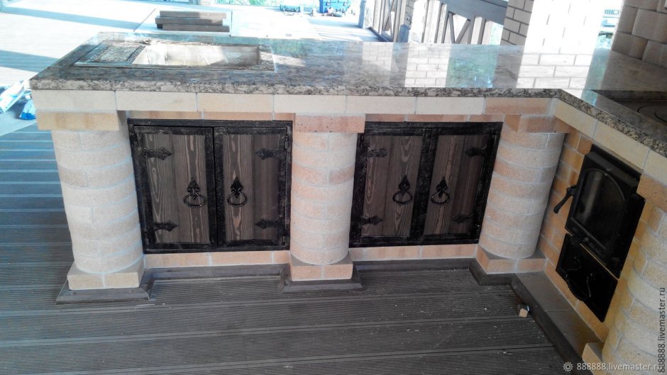 Украшение летней кухни