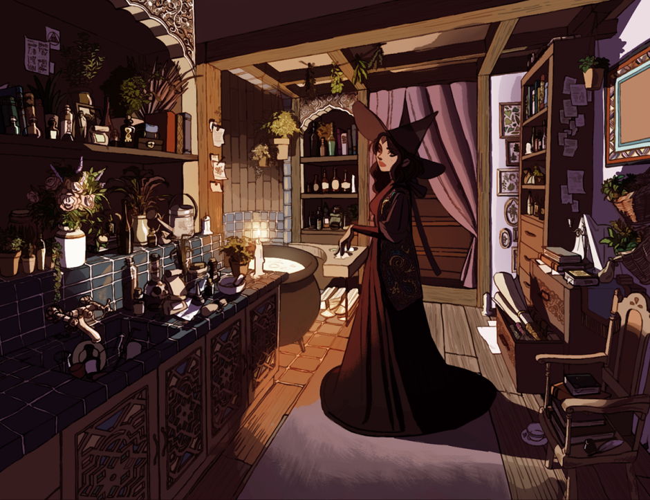 Ванная комната ведьмы