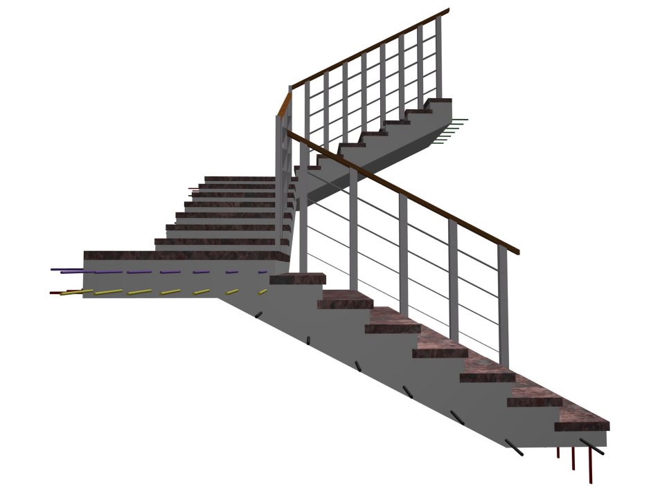 Эвакуационная лестница ревит