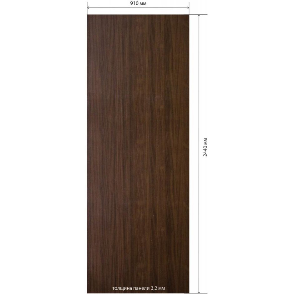 Панель МДФ орех испанский 2440x910 мм, 2.22 м2