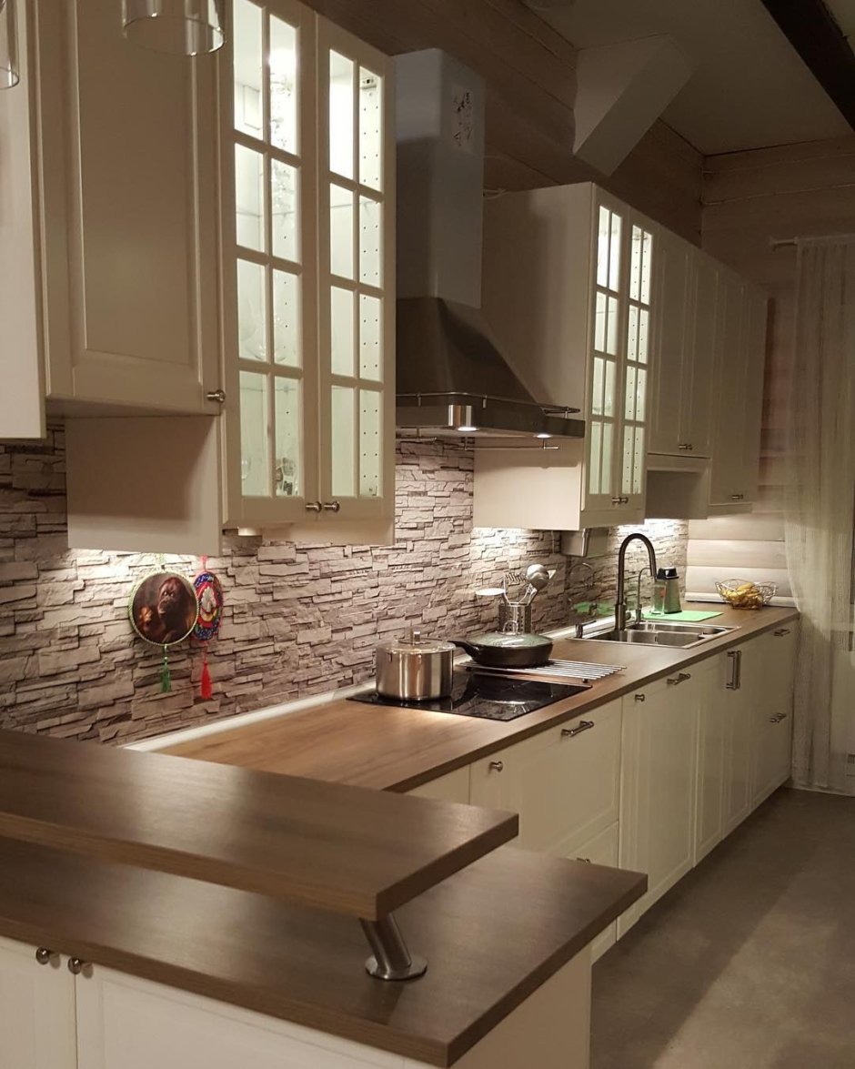 Подсветка кухни икеа в интерьере