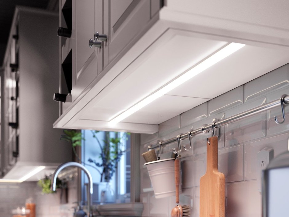 Икеа подсветка для кухни