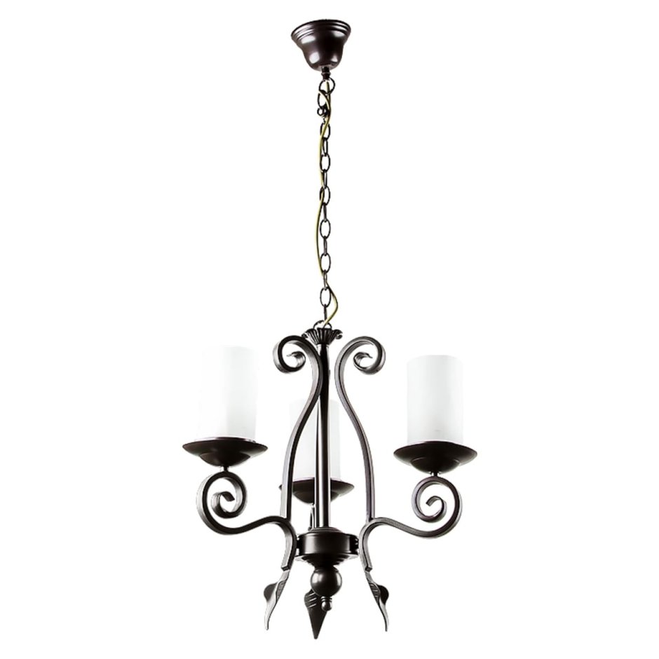 Люстра «Рига» 5xе14x60 Вт цвет тёмно-коричневый