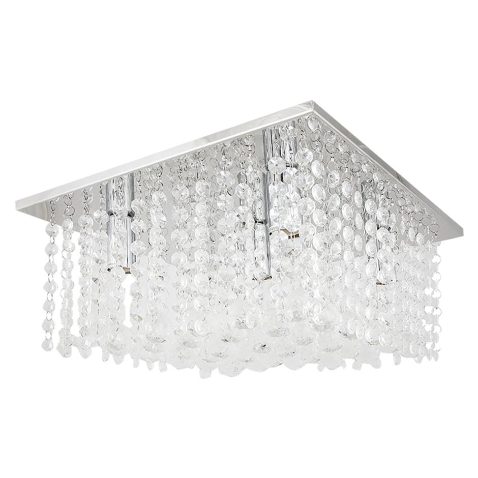 Люстра Персей 5xe14x60 Вт, led, цвет хром