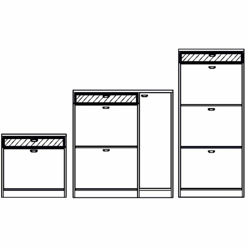 Тумба с жалюзи 60х45