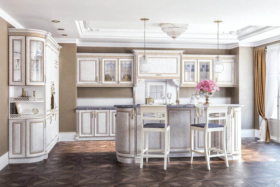 Патинированные кухни патина классика