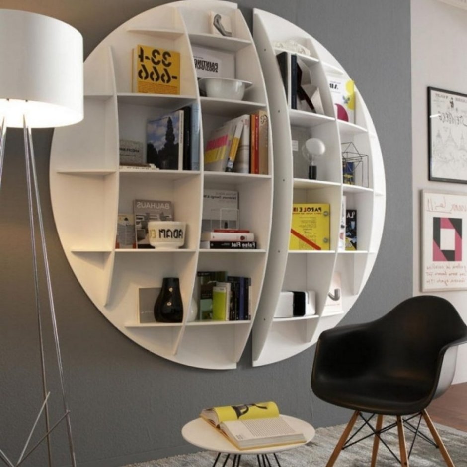 Необычные книжные полки