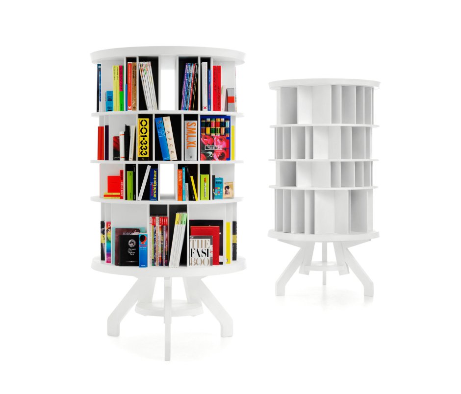Вращающиеся книжные стеллажи