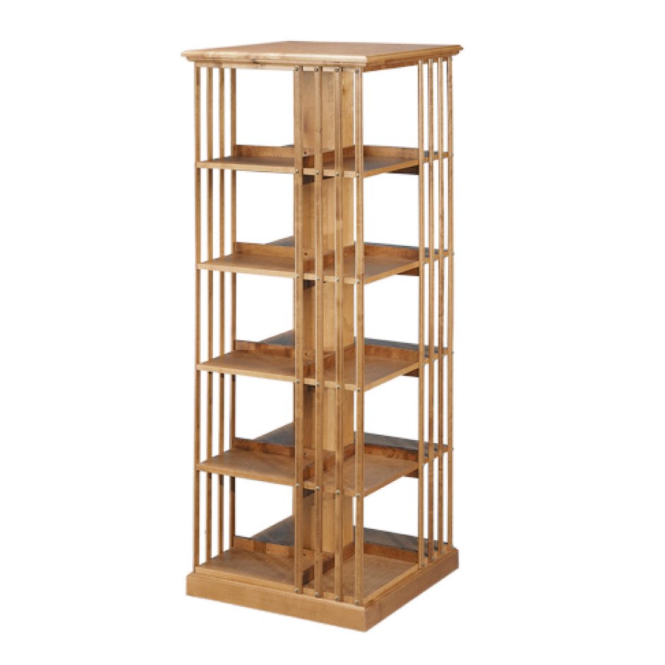 Круглый стеллаж вращающийся