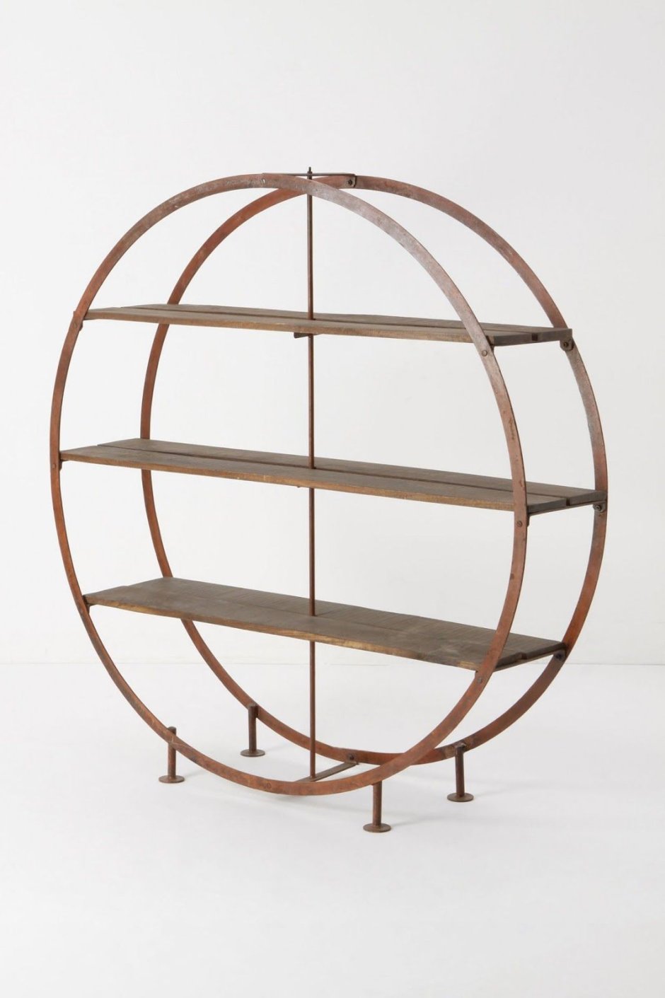 Полукруглый стеллаж