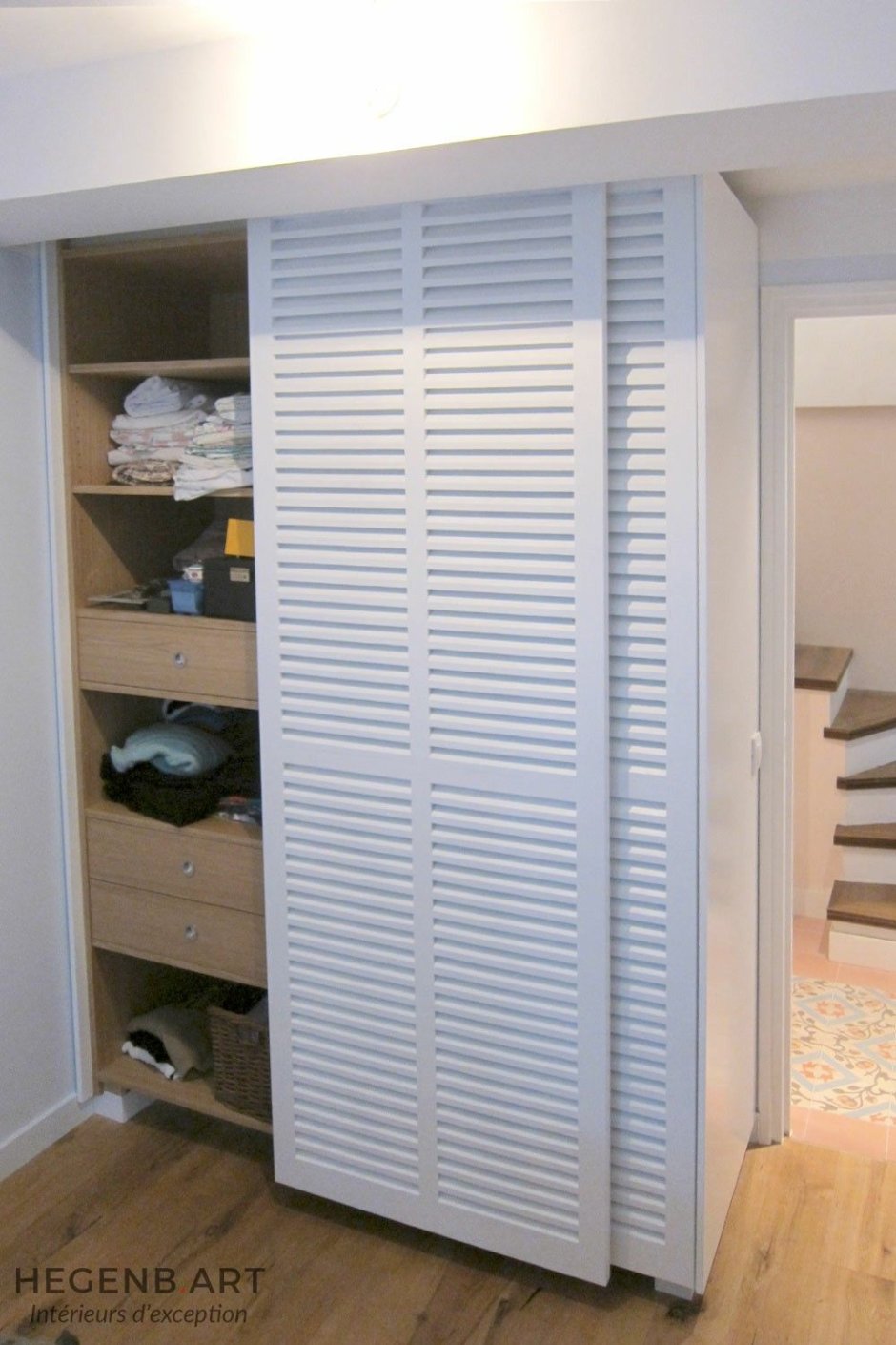 Рольставни на лоджию для шкафа