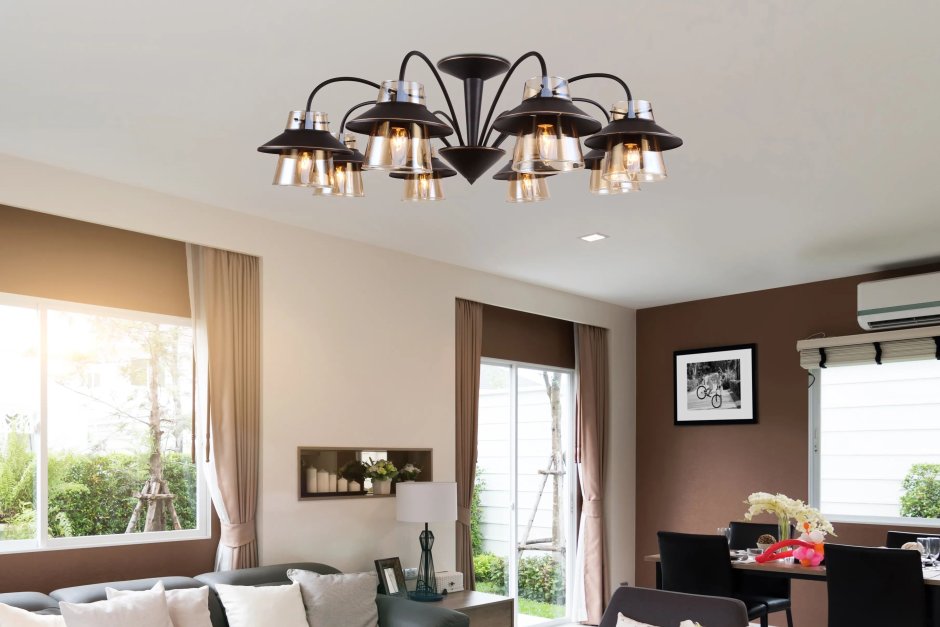 590/8pl Escada люстра Gavana