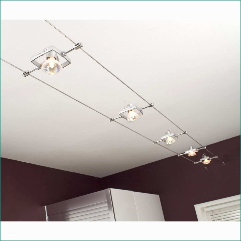 Светильники потолочные на тросах