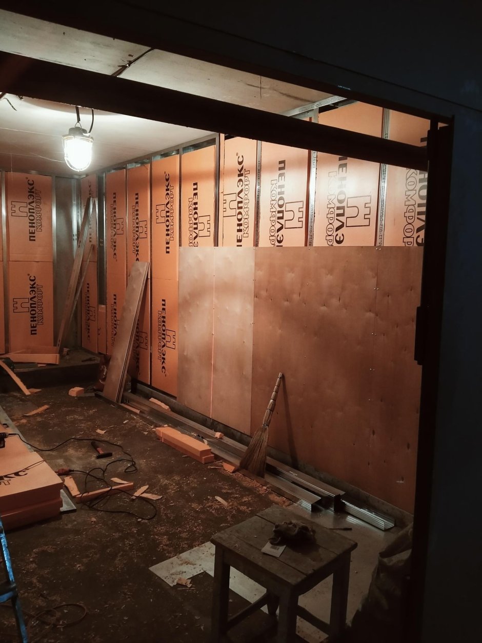 Оштукатуривание гаража