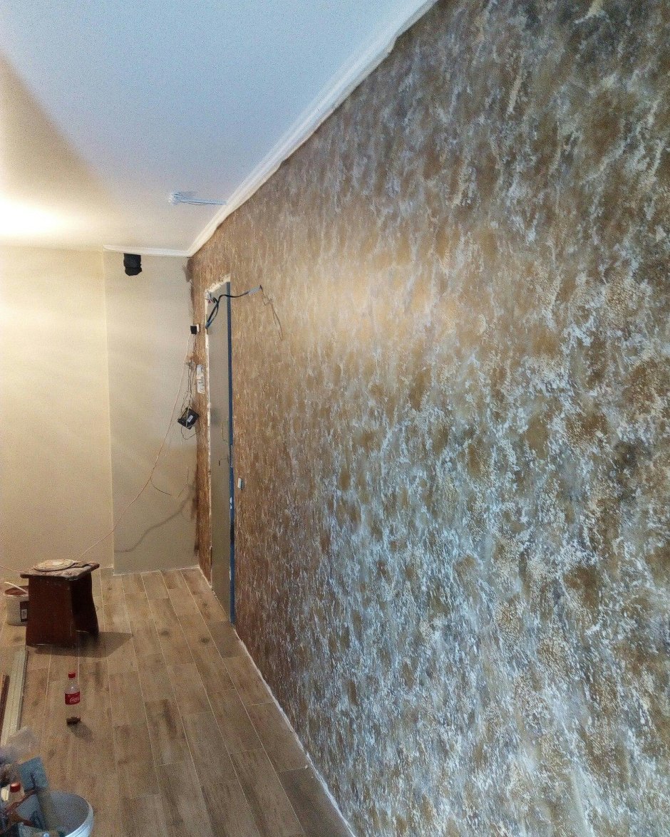 Фактурная шпаклевка короед