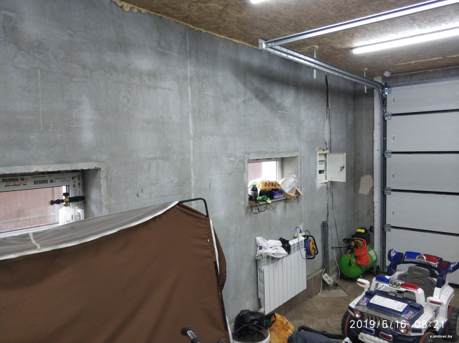 Отделка гаража короедом снаружи