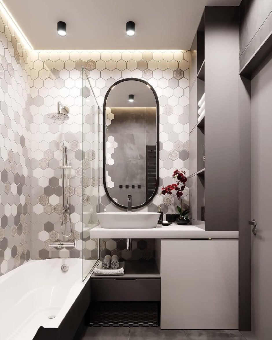 Интерьер ванной комнаты в хрущевке