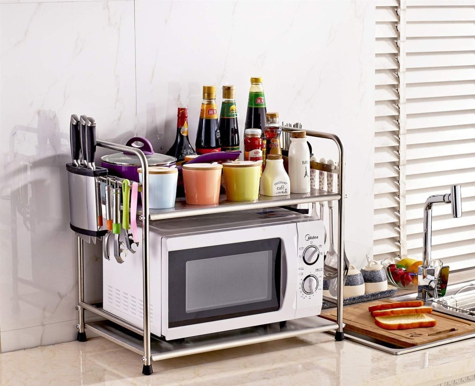 Полка для микроволновой печи Gromell Hitra, 52х60х35 см