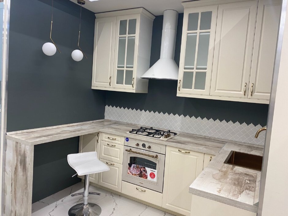 Кухня Делина Томари голубой