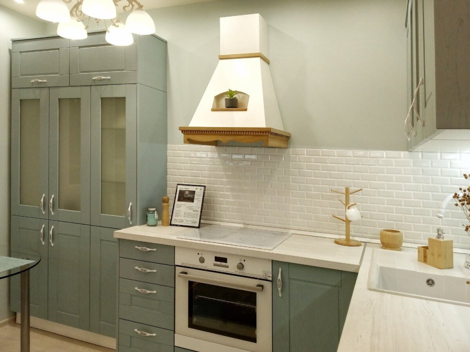 Голубая кухня Леруа Мерлен