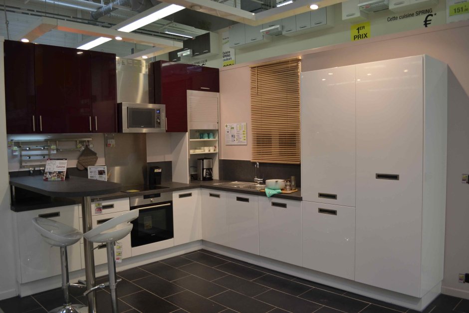 Кухня Леруа фенс белый