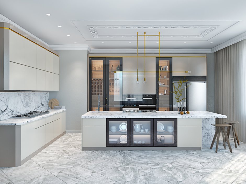 Итальянские кухни Неоклассика арт деко