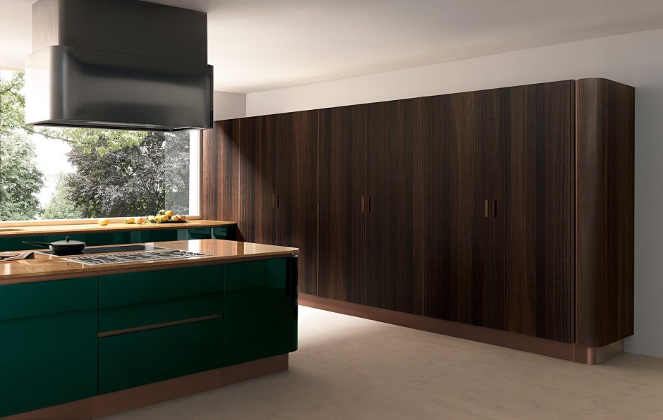 Стильные кухни Маттео зеленый луг