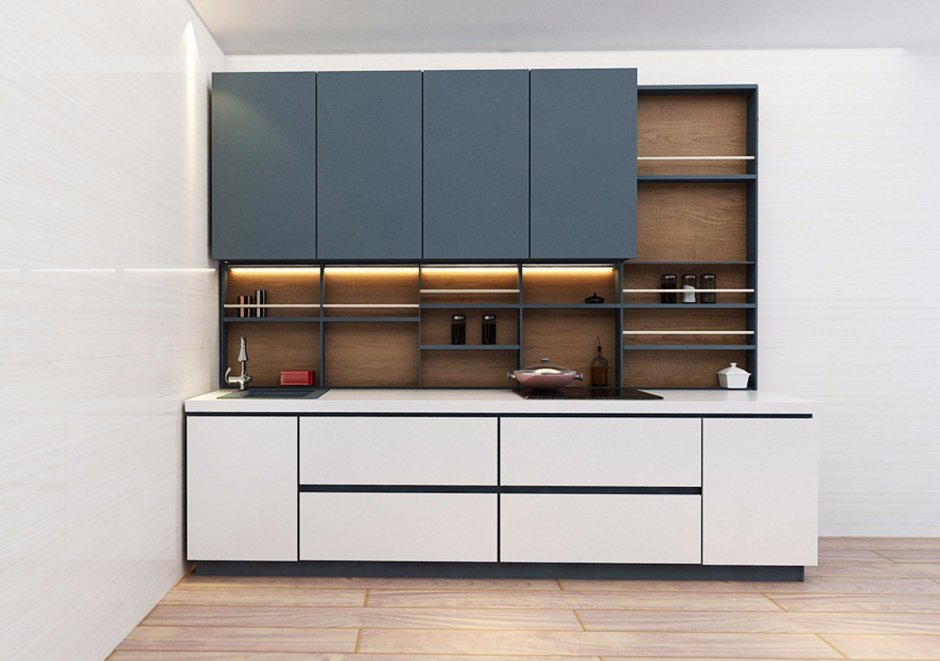 Стильные кухни Маттео зеленый луг