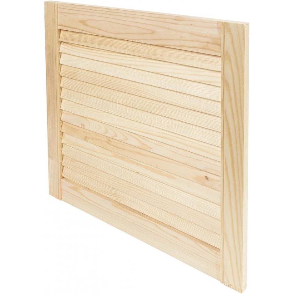 Дверка жалюзийная 715х594х20 мм хвоя сорт а/в