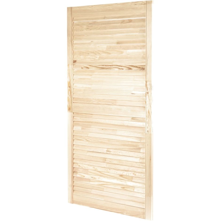 Дверка жалюзийная 1205х594х20 мм хвоя сорт а
