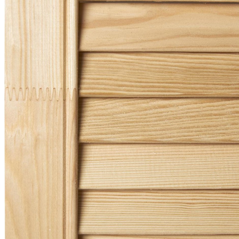 Дверка жалюзийная хвоя 605*594*20мм, сорт АВ