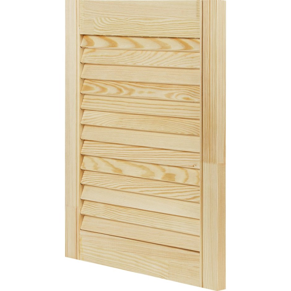 Дверка жалюзийная 605х394х20 мм хвоя сорт а
