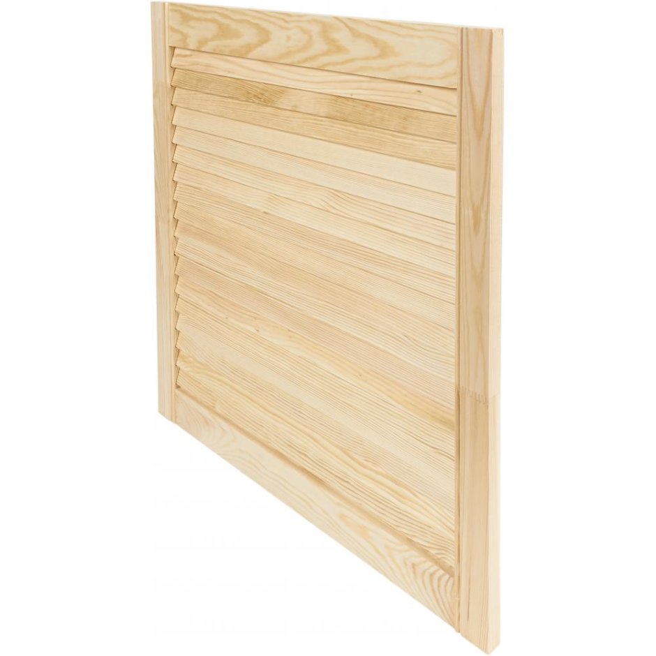 Дверка жалюзийная 605х594х20 мм хвоя сорт а