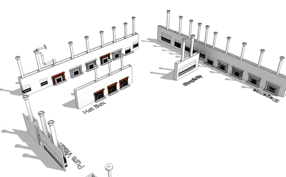 Вставить камин в ревит