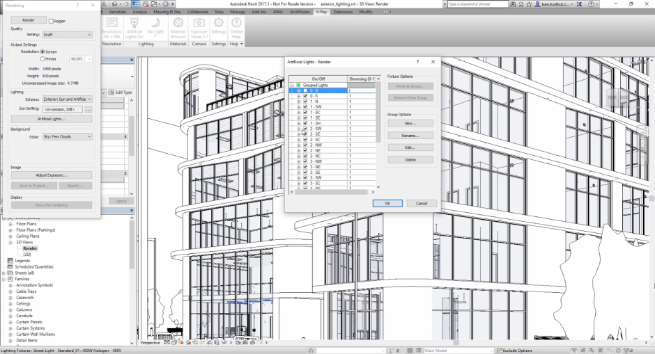 Темный Интерфейс ревит