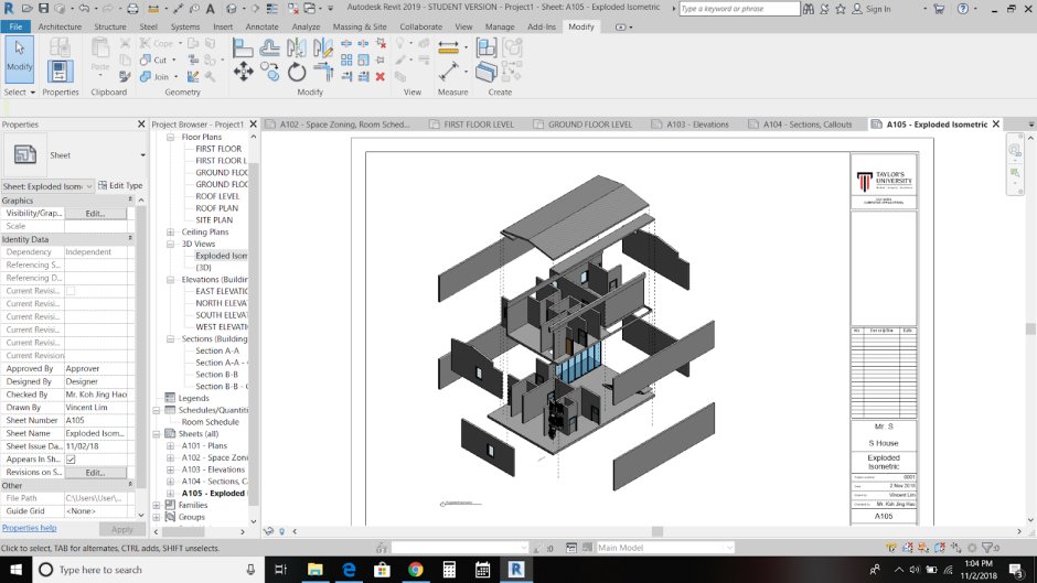 План осветительных приборов Revit