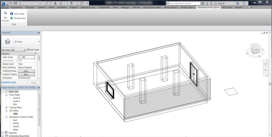 Окна RFA для ревит