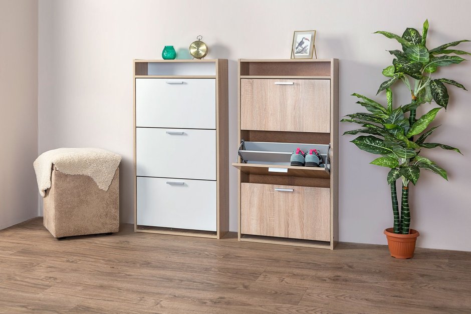 Обувница хофф зеркальная