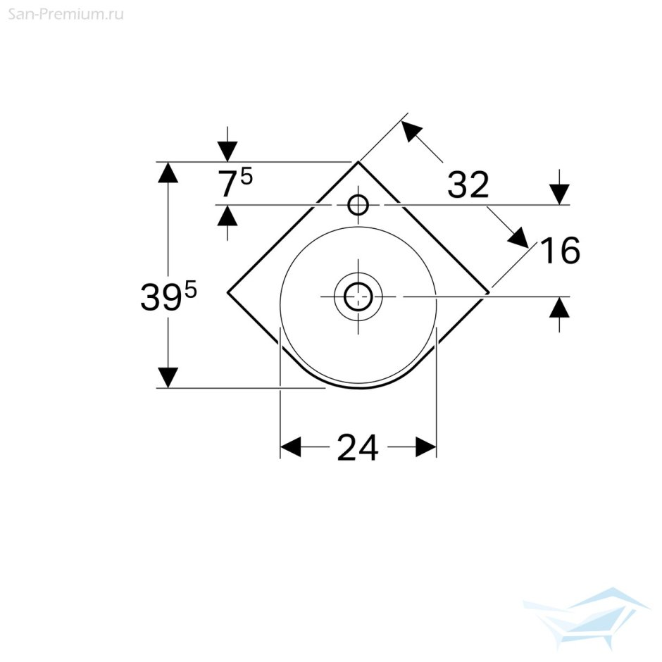 Раковина Geberit 276132000