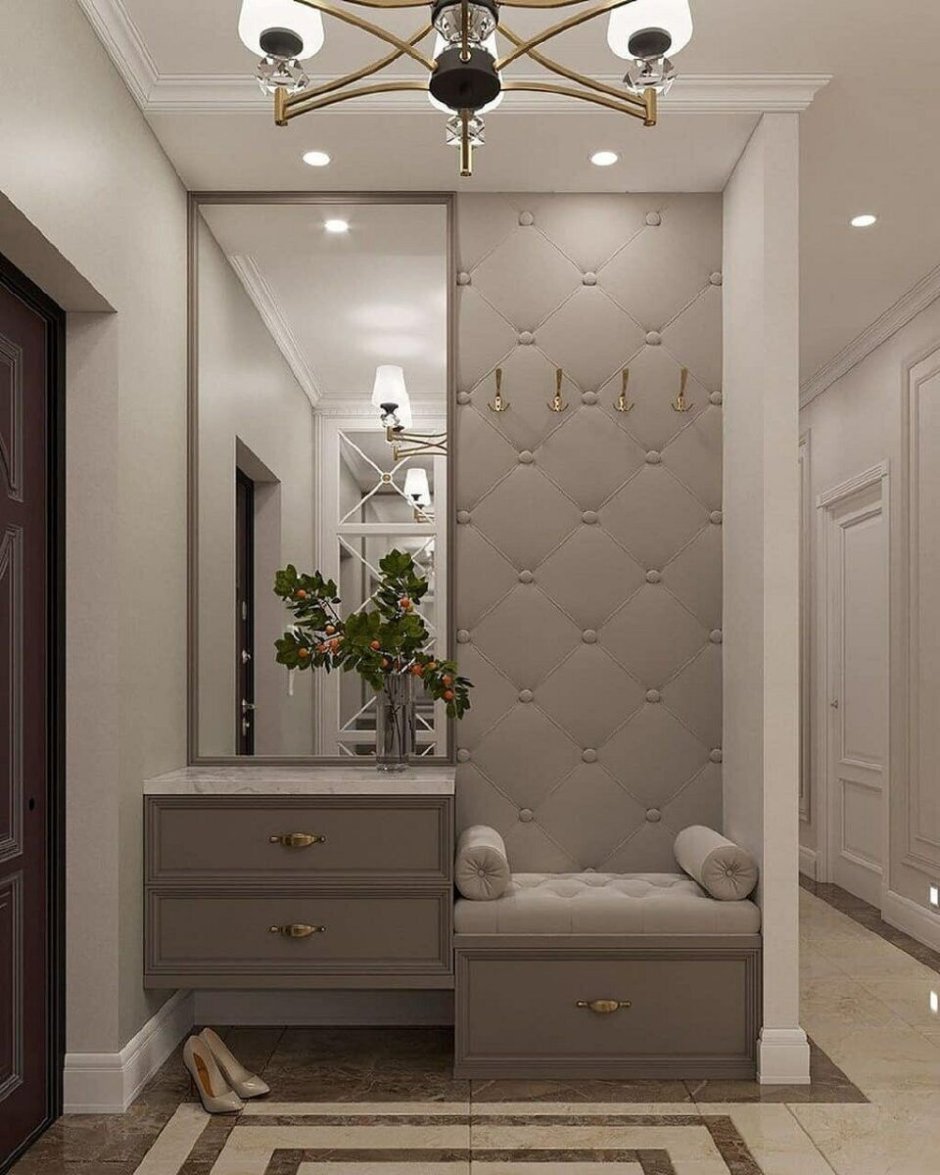 Прихожие для г образного коридора