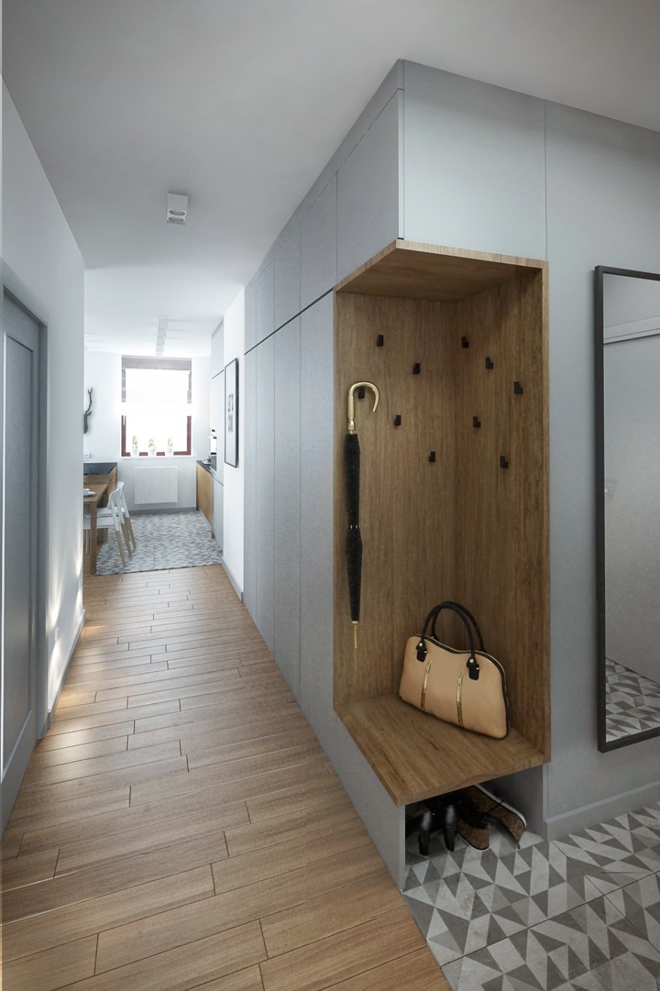 Современный интерьер коридора