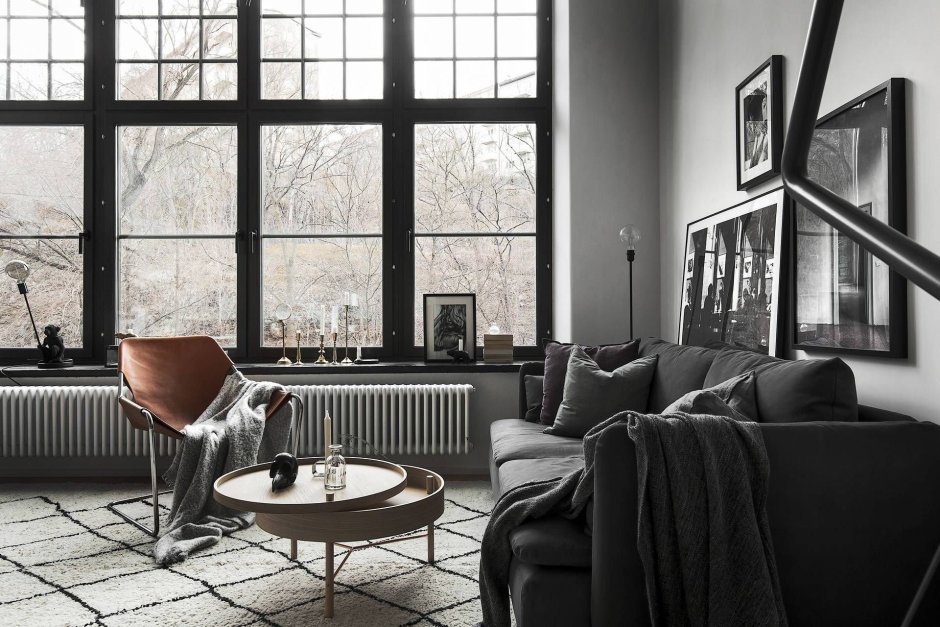 Оконные рамы в стиле лофт