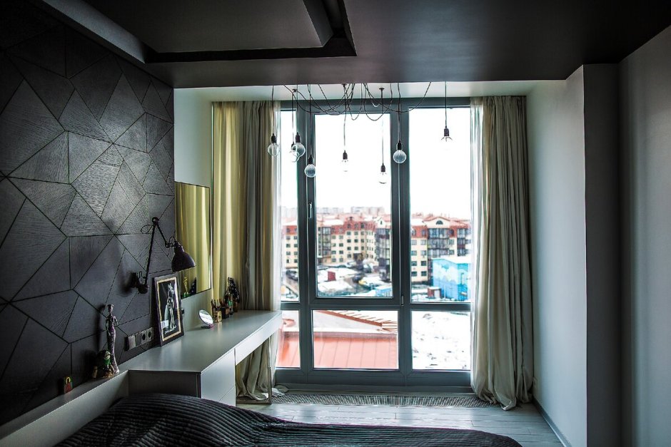 Темно серые окна